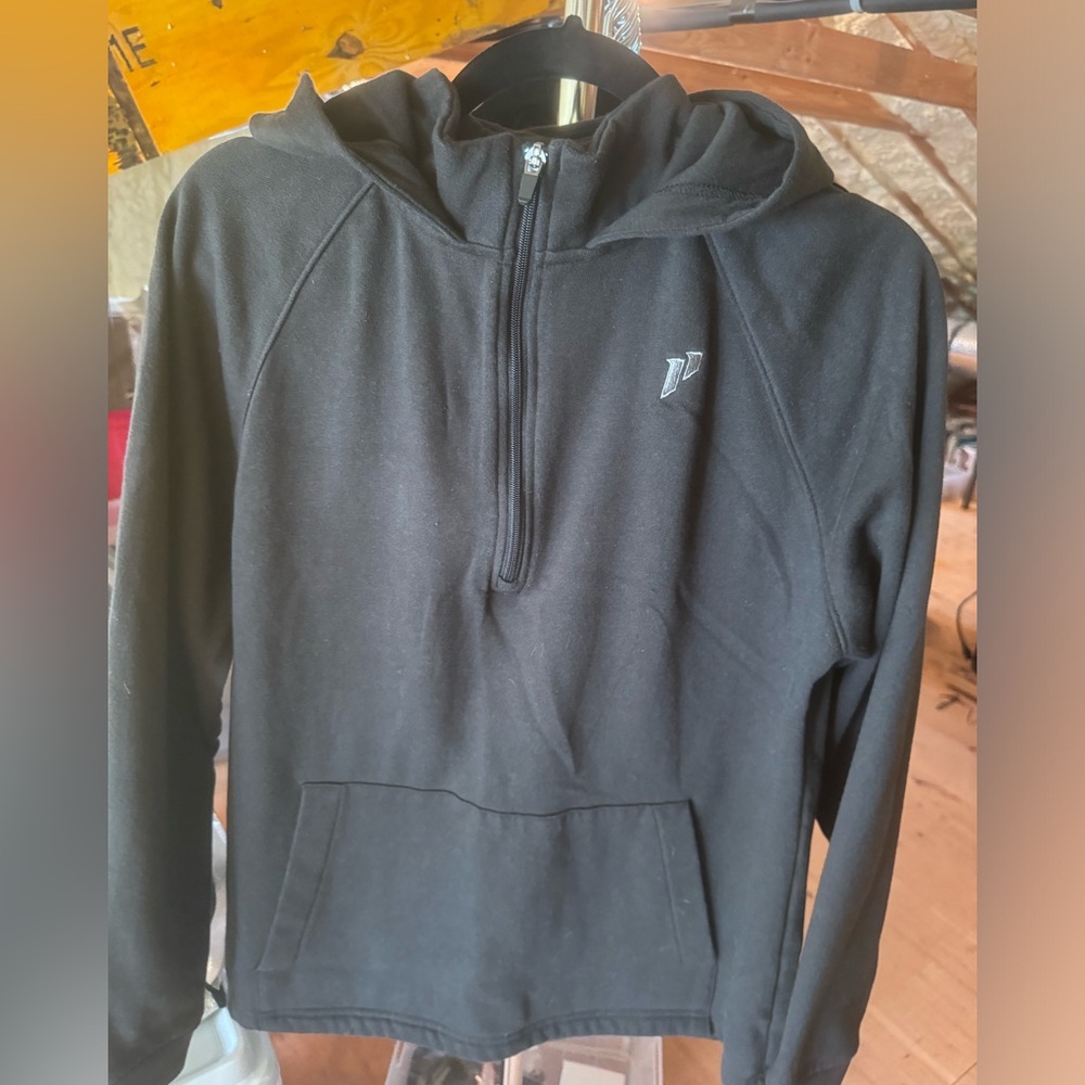 1st Phorm Black Half-Zip Hoodie - Unisex